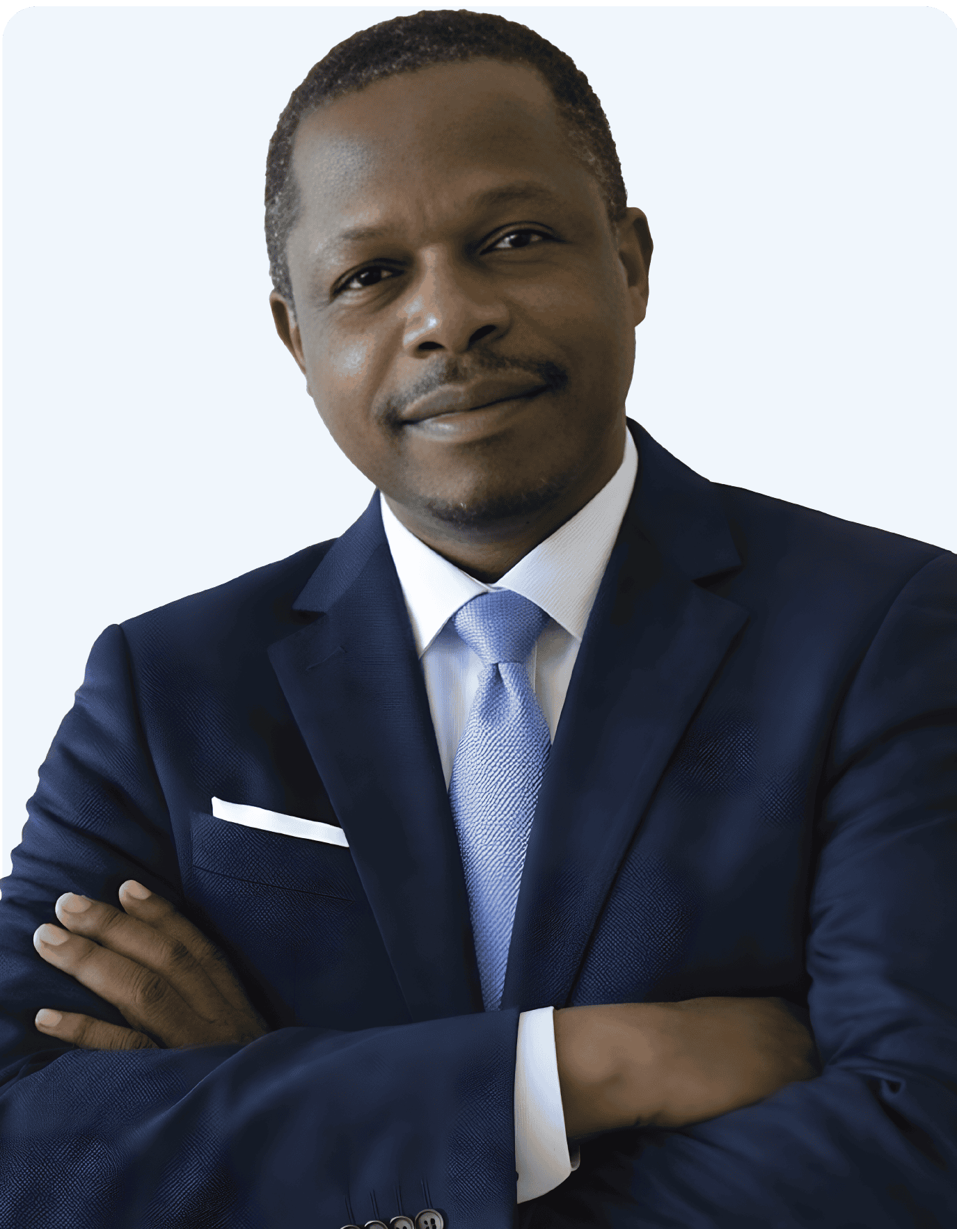 Professional team member at HSC Technik in business attire.